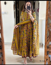 *NEW SUMMER COLLECTION..* 
*BRAND SHOWROOM PIECE*
*Heavy suqens work*
*Featuring beautiful Heavy anarkali 3pcs kurti set suqens work Suit which is beautifully decorated  It is paired with matching pants dupatta Malmal cotton*